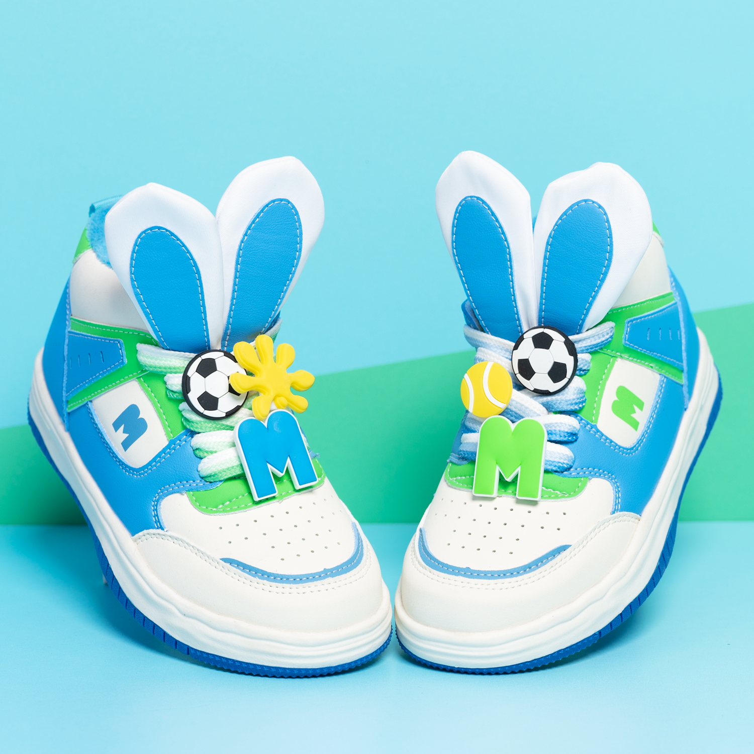 HOP HOP HI TOPS - AZUL