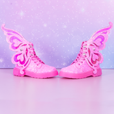 SAPATOS DE FADA COM BRILHO - ROSA