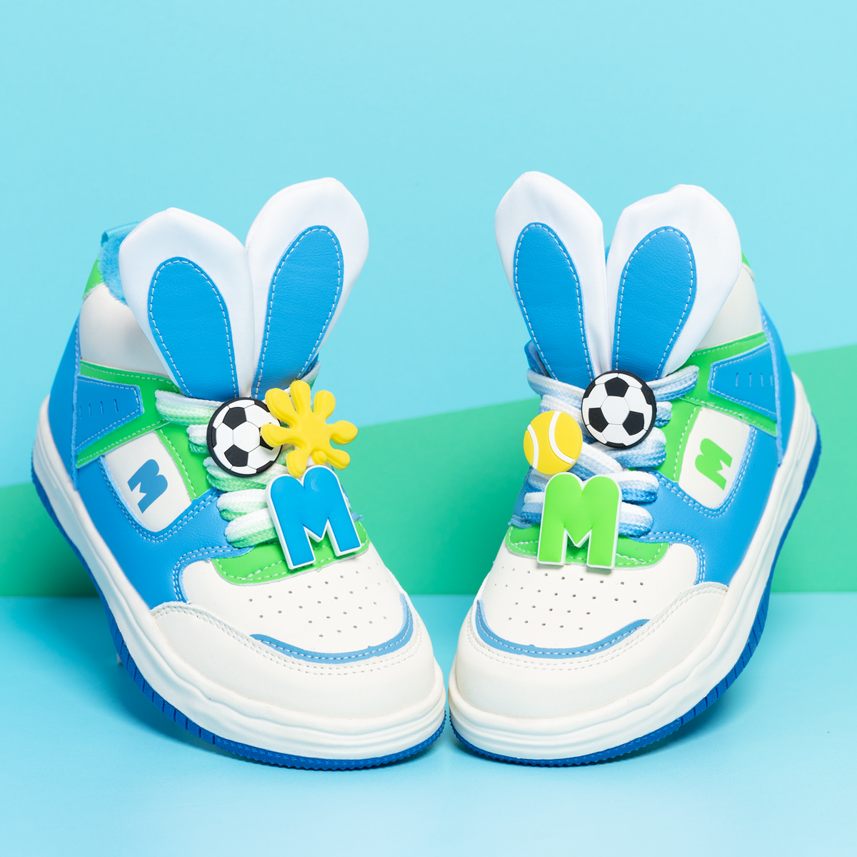 HOP HOP HI TOPS - AZUL